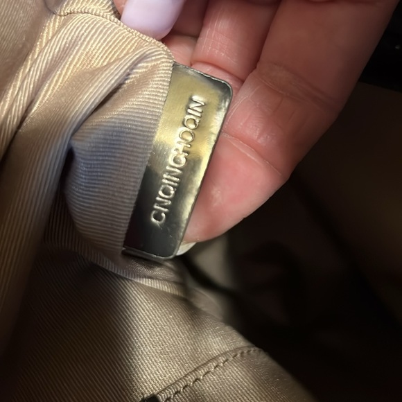 BURBERRY
Supernova Check Drawstring Tote Pewter leather trim - Picture 12 of 14